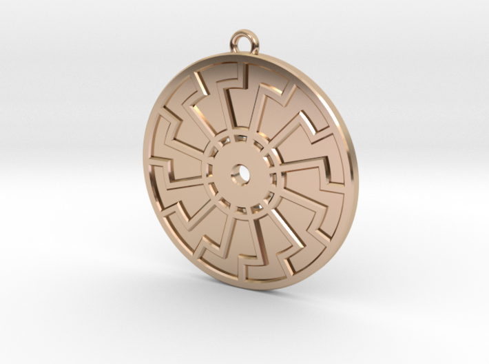 Sonnenrad - Black Sun - Sun Wheel Medallion 3d printed