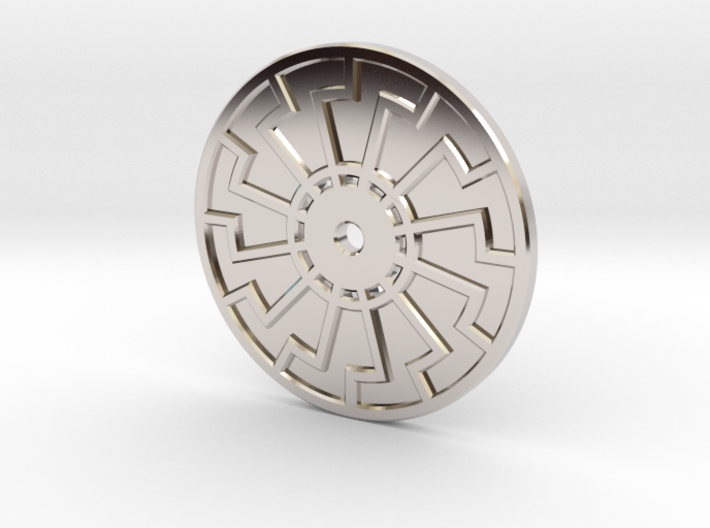 Sonnenrad - Black Sun - Sun Wheel Charm 3d printed