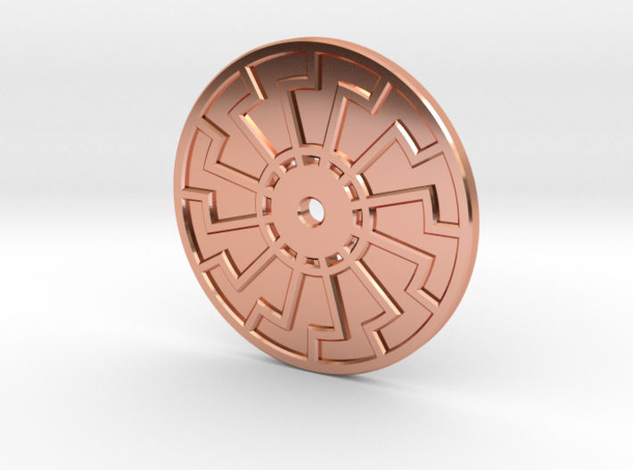 Sonnenrad - Black Sun - Sun Wheel Charm 3d printed