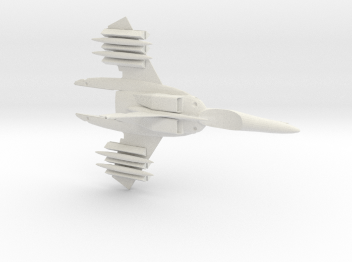 Cosmo Pulsar with missiles 3d printed