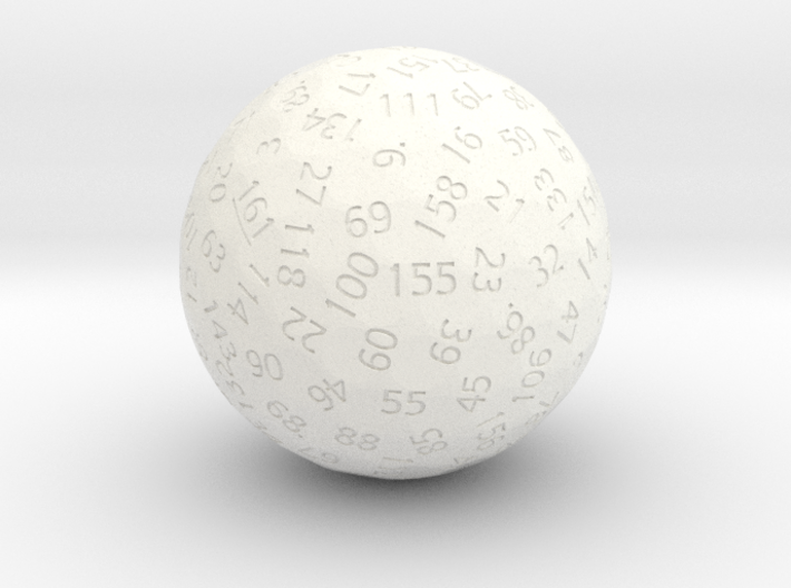 d161 Sphere Dice 3d printed