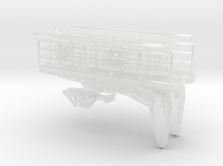 1/200 Bismarck Bridge Wing Set x2 3d printed
