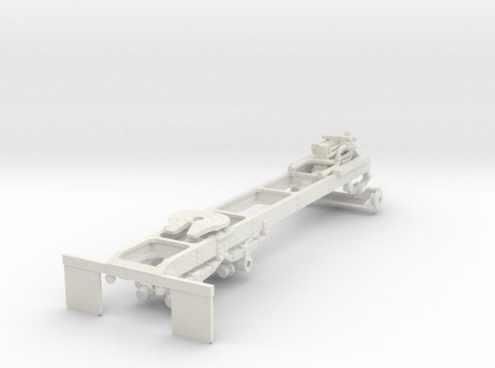 1/50th tandem axle Frame for K100 sleeper cab 3d printed