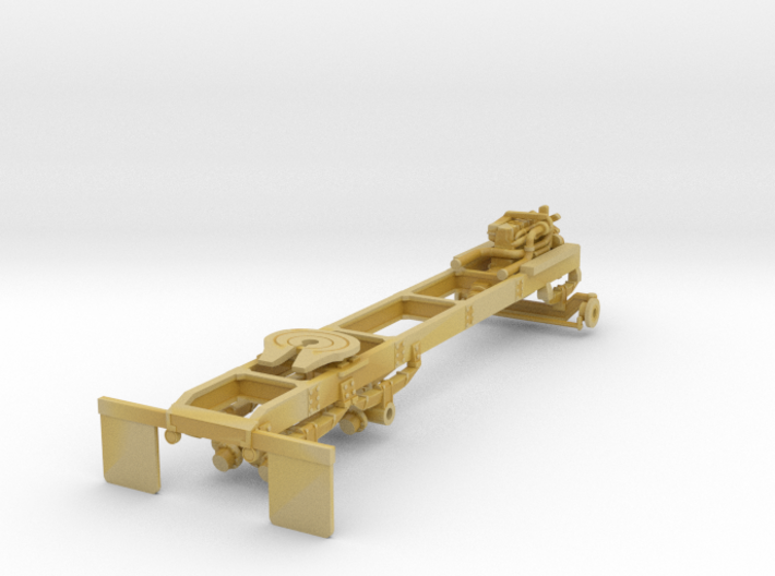 1/87th tandem axle Frame for K100 sleeper cab 3d printed