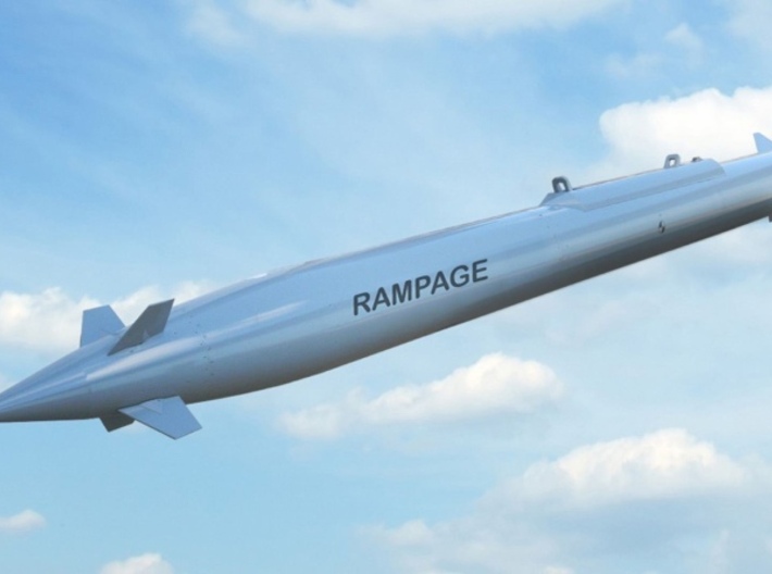 Elbit Systems Rampage Standoff Missile 3d printed 