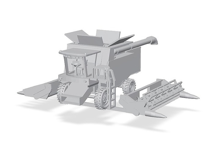 Combine Harvester Z scale 3d printed