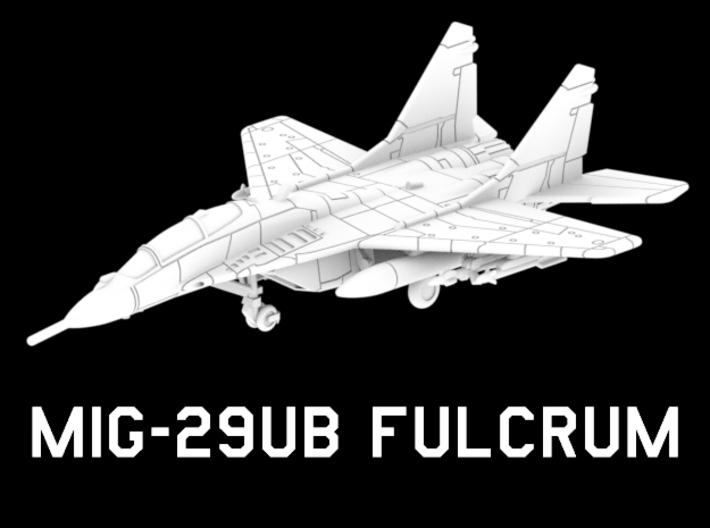MiG-29UB Fulcrum (Loaded) 3d printed