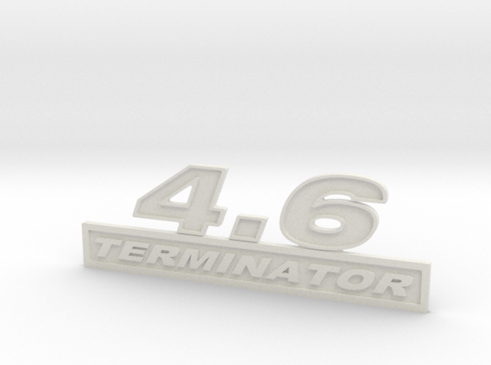 46-TERMINATOR Fender Emblem 3d printed