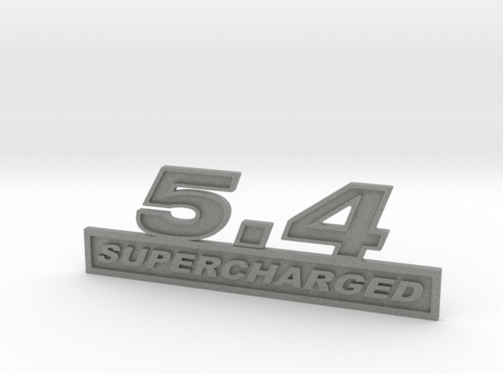 54-SUPERCHARGED Fender Emblems 3d printed