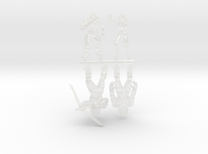 Thundarr 15mm miniature models set fantasy games 3d printed