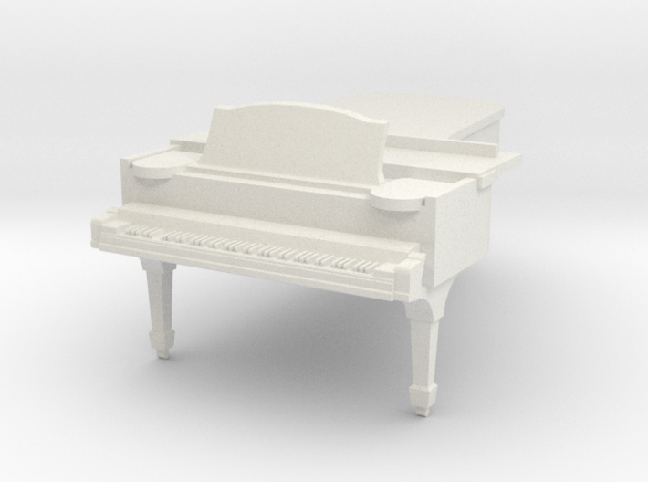 1:64 Concert Grand Piano 3d printed
