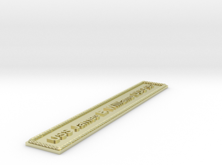 Nameplate USS James E. Williams DDG-95 3d printed