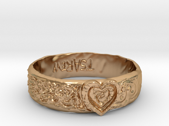 Ring of gold 3d printed