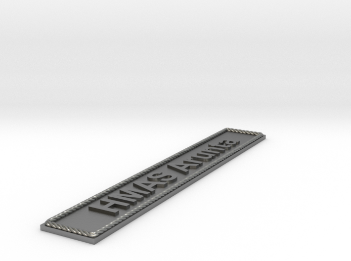 Nameplate HMAS Arunta 3d printed