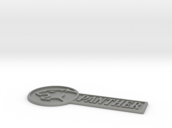 Panther Driver Side Fender Emblem 3d printed