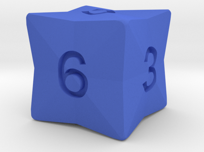 Star Cut D6 3d printed