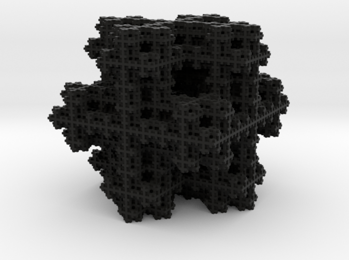 Koch Snowflake sponge 3d printed