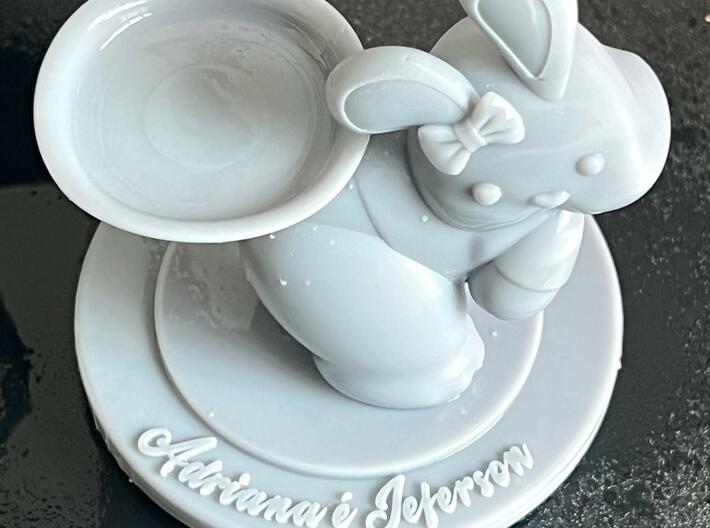 rabbit - bunny 3d printed Custon name :)