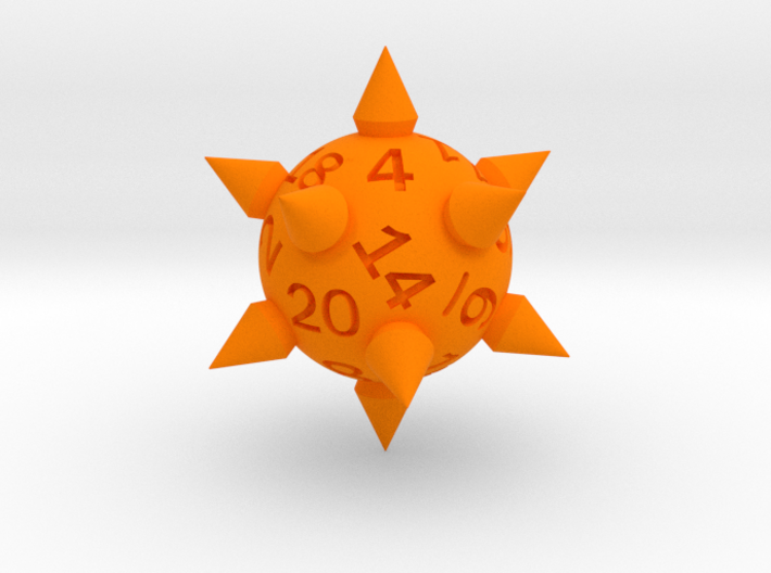 Morningstar D20 3d printed