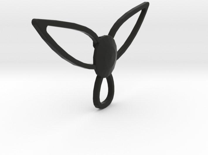 Winged pendant 3d printed