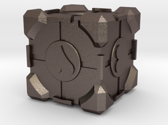 Companion Cube 3d printed