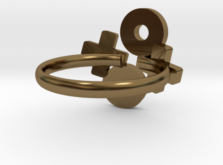 Xoxo Ring  3d printed 