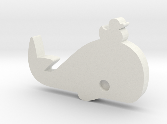 DuckWhale Lapel Pin 3d printed