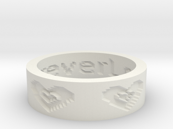 by kelecrea, engraved: Love you forever 3d printed