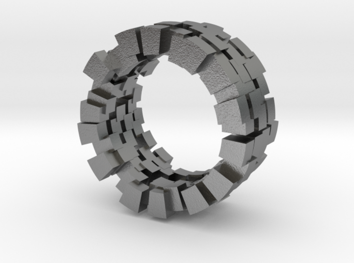 Cubic ring 3d printed