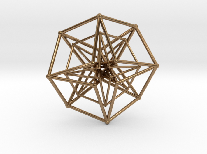 Sacred Geometry: Toroidal Hypercube Double 50mm 3d printed