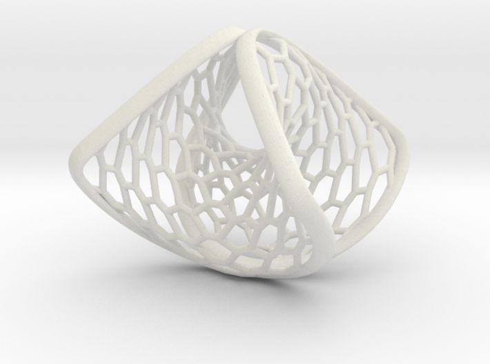 Wearables | ring | concave convex border | hexagon 3d printed
