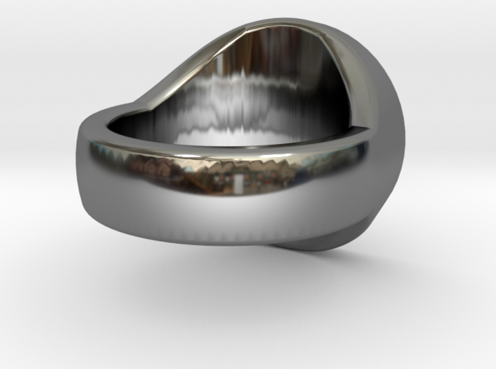 Trinity Signet Ring 3d printed
