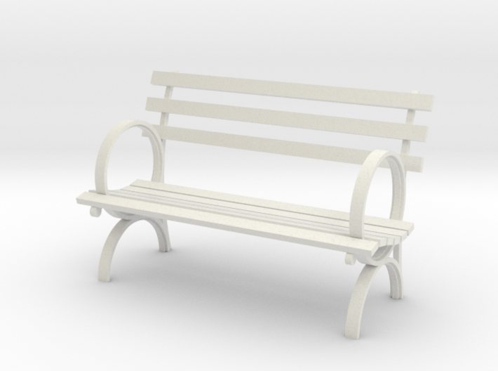 1:24 Old Park Bench 54&quot; (Not Full Scale) 3d printed
