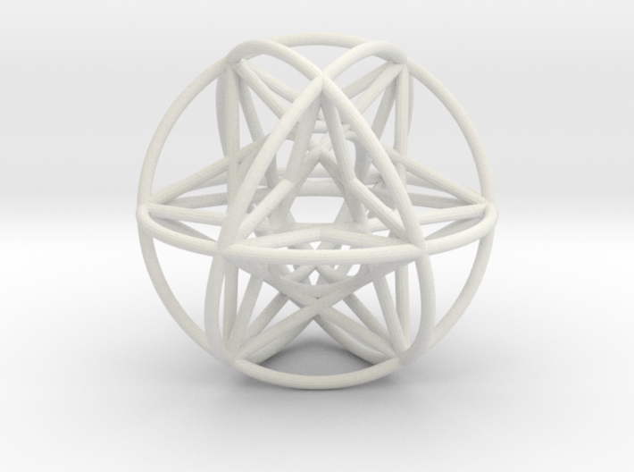 80 Cubeoctahedral Sphere Symmetry 48 x 3mm 3d printed