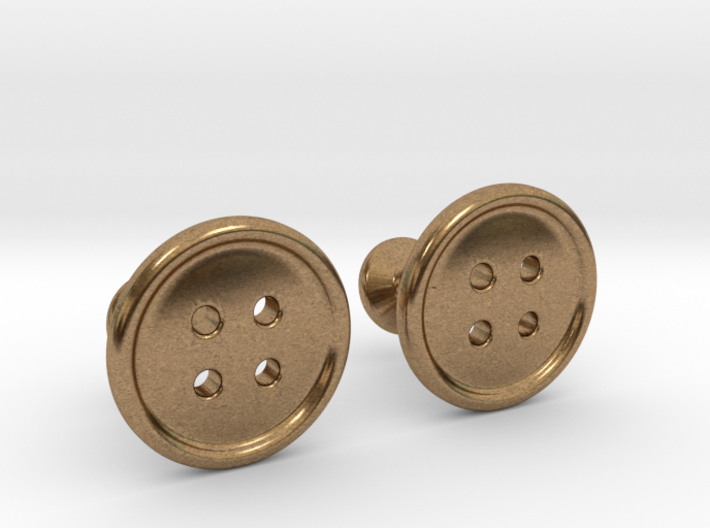 Button Cufflinks 3d printed