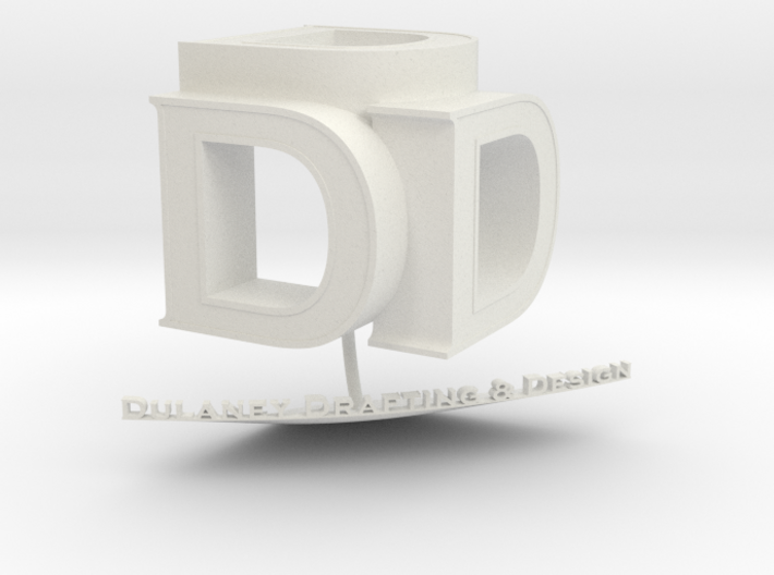 DDD 3D Logo 3d printed