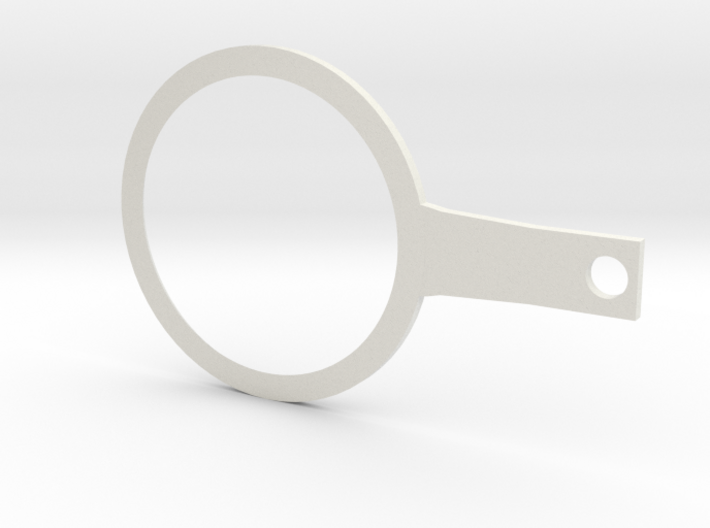 Lever for 4cm ping pong ball (movable puppet eye) 3d printed
