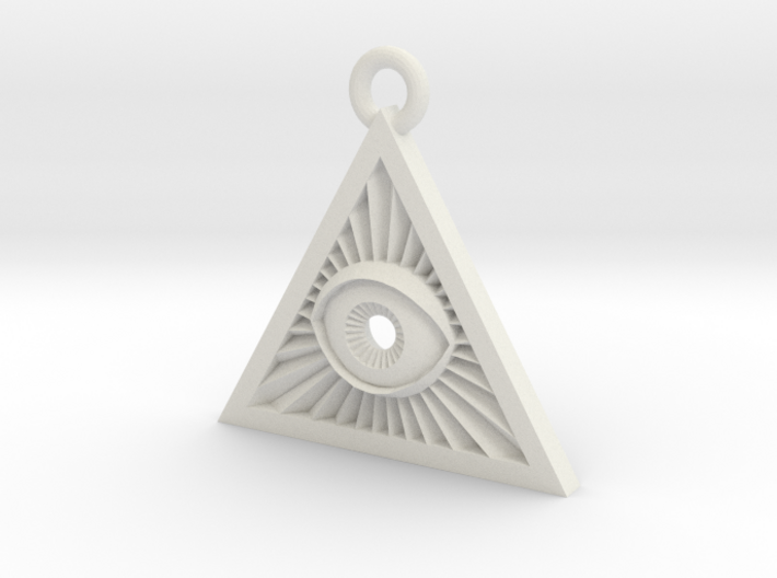 Illuminati -Pendant v1a 3d printed