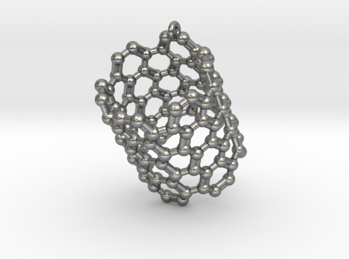 Pendant- Molecule- Carbon Nanotube 3d printed
