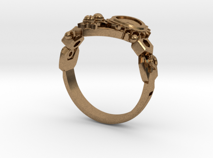 Mech Heart Ring 3d printed