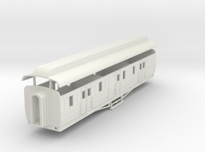3mm scale GNRi M1 van without duckets 3d printed 