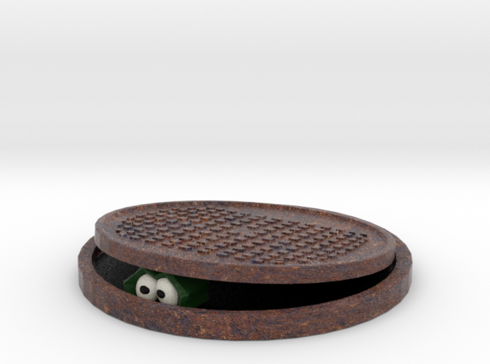 Crocodile in the Sewer 3d printed