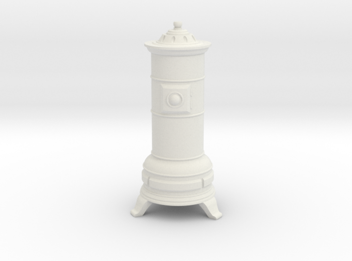 1:24 Scandinavian Stove 3d printed