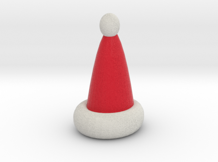 Santa Hat ornament 3d printed
