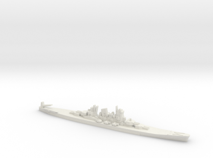 1/2400 Scale Never Were IJN 14500t Cruiser 3d printed