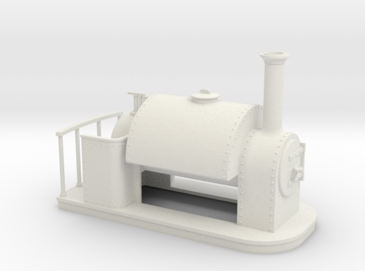 On16.5 old style small saddle tank 3d printed