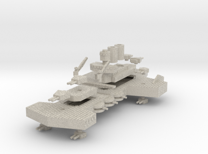 Jarv Class Battleship 3d printed