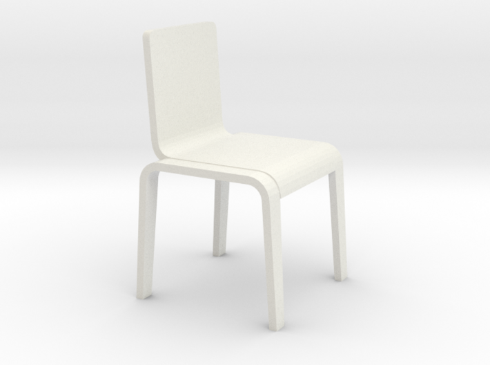 1:24 Bent Chair 3d printed