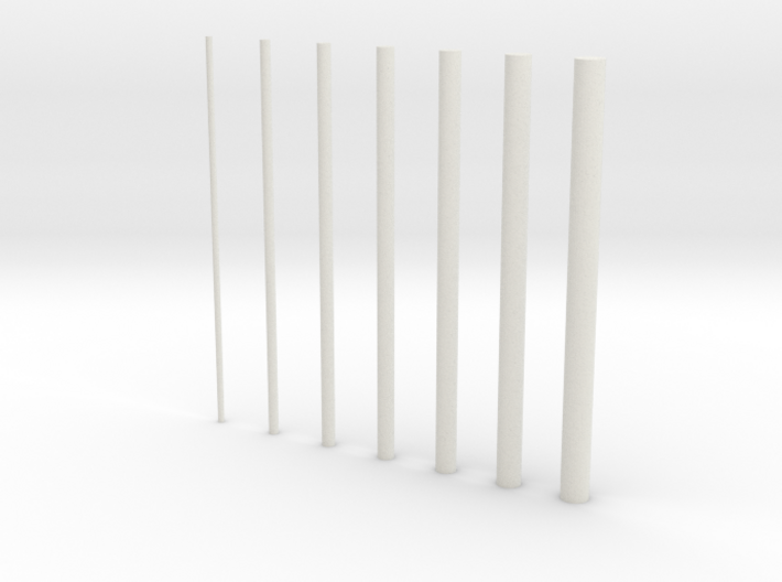 thin rods inc 0 5 3d printed