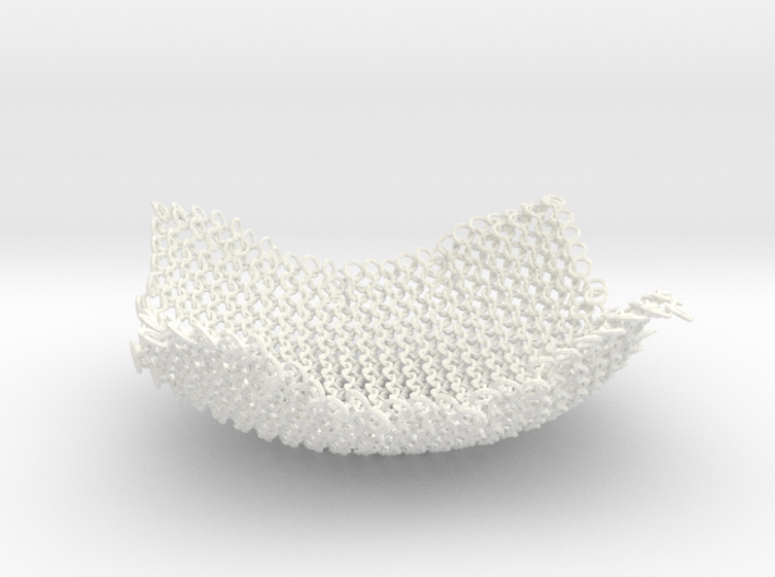 Chain Mesh Bowl 6in. 3d printed